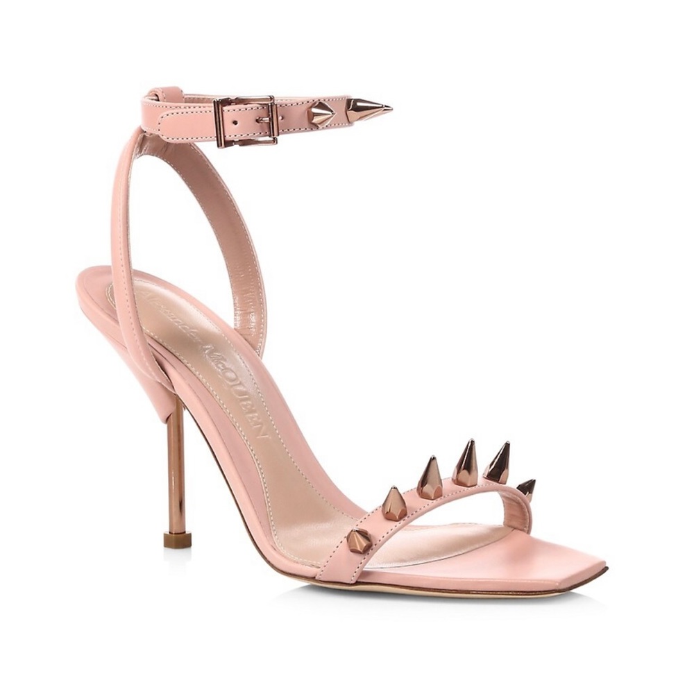 Alexander McQueen
Punk Stud Leather High-Heel Sandals